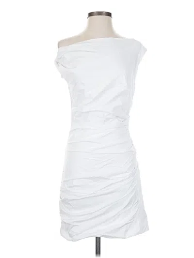 Pre-owned Good American Cocktail Dress In White