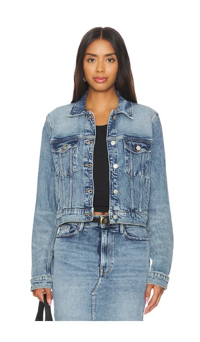 Good American Committed To Fit Jacket In Blue