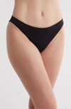 Good American Always Fits Bikini Bottoms Black001 In Black001