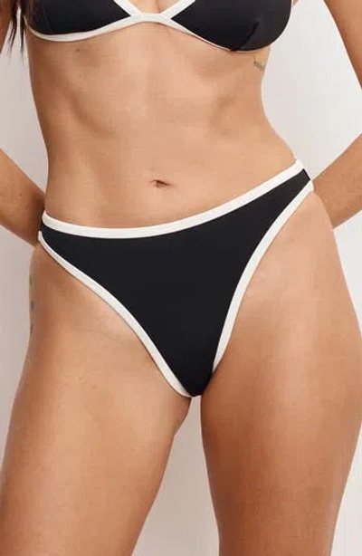 Good American Compression Better Bikini Bottom In Black