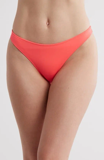 Good American Compression Better Bikini In Fiery Coral 002