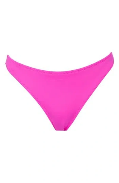 Good American Compression Better Bikini In Fuchsia Pink001