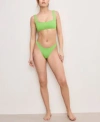 Good American Compression Square Neck Bralette Bikini Top Better Bikini Bottom