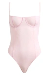 Good American Corset Demi Mesh Bodysuit
