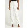 Good American Baggy Cargo Pants In Cloud White001
