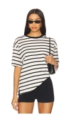Good American Cotton Oversized Tee In White