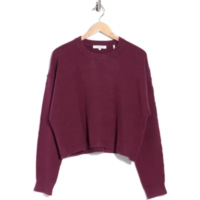 Good American Cozy Crewneck Sweater In Pink