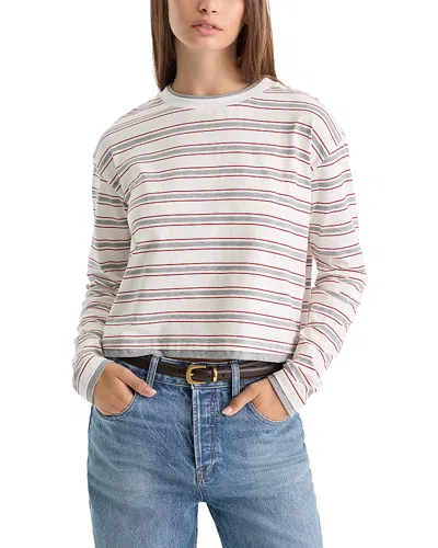 Good American Cropped Layered Look Top In Animal Print