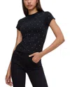 Good American Crystal Baby T-shirt In Multi
