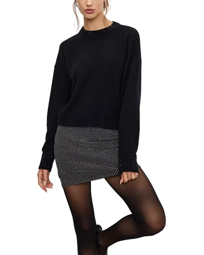 Good American Crystal Crewneck Sweatshirt In K