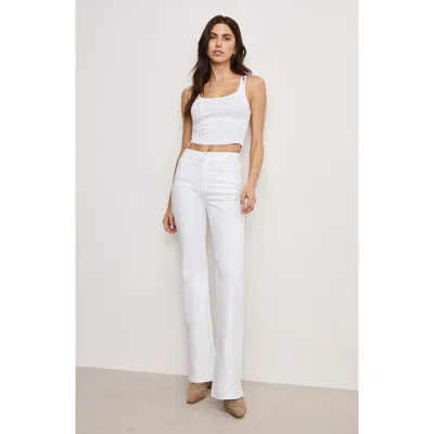 Good American Crystal Embellished Tank In White001