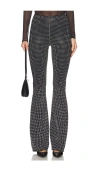 Good American Crystal Pull On Flare Leggings In Black001