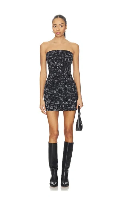 Good American Crystal Strapless Mini Dress