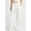 GOOD AMERICAN GOOD AMERICAN CRYSTAL WIDE LEG SWEATPANTS
