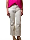 Good American Dana Good Legs Crop Mini Bootleg Jeans In White In Neutral
