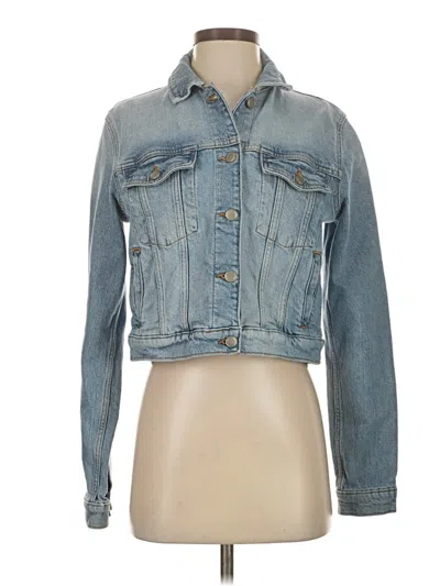 Pre-owned Good American Denim Jacket In Blue