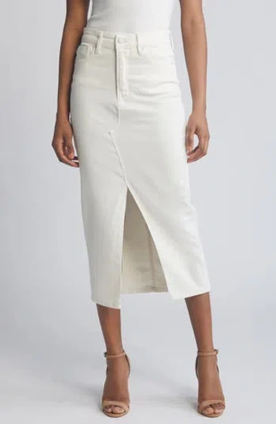 GOOD AMERICAN GOOD AMERICAN DENIM MIDI SKIRT