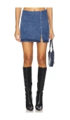 Good American Denim Mini Skirt In Indigo771