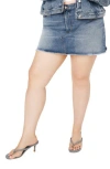 Good American Denim Miniskirt In Indigo734