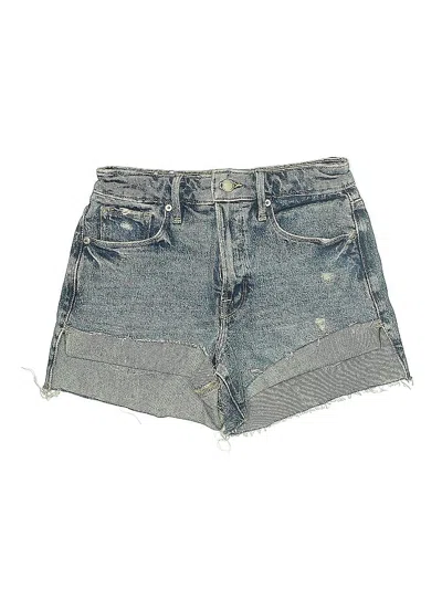 Pre-owned Good American Denim Shorts In Blue