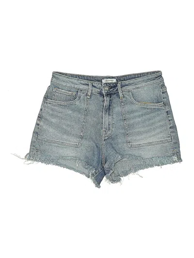 Pre-owned Good American Denim Shorts In Blue
