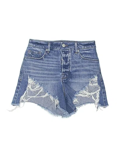 Pre-owned Good American Denim Shorts In Blue