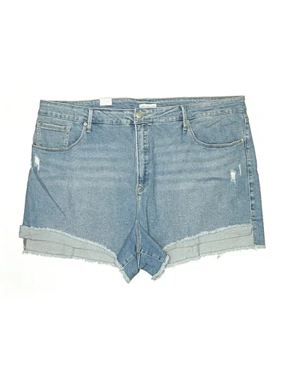 Good American Denim Shorts In Blue
