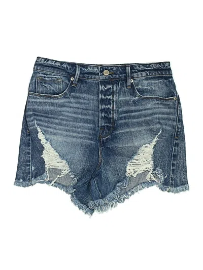 Pre-owned Good American Denim Shorts In Blue