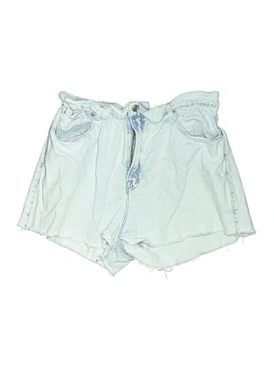 Pre-owned Good American Denim Shorts In Blue