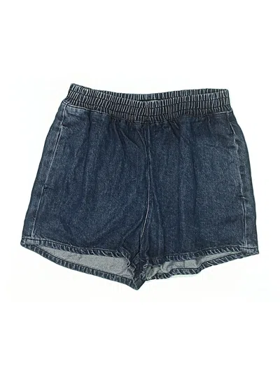 Pre-owned Good American Denim Shorts In Blue