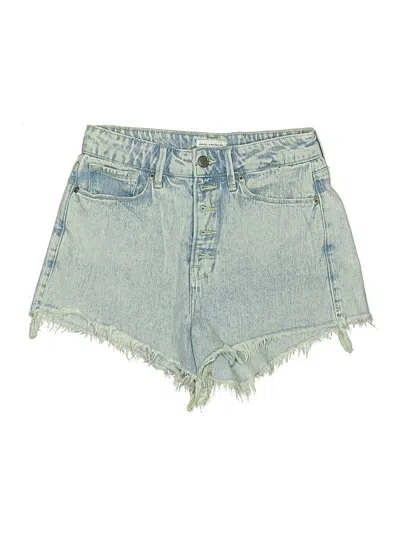 Pre-owned Good American Denim Shorts In Blue