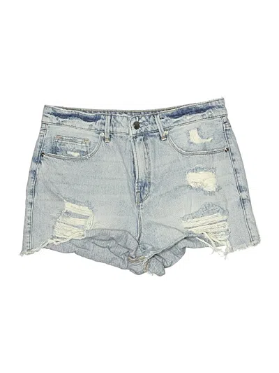 Pre-owned Good American Denim Shorts In Blue