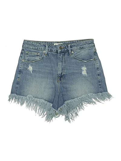 Pre-owned Good American Denim Shorts In Blue