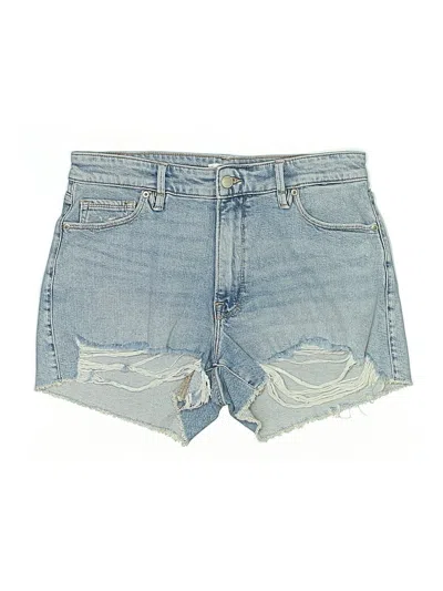 Pre-owned Good American Denim Shorts In Blue