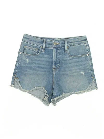 Pre-owned Good American Denim Shorts In Blue