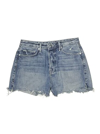 Pre-owned Good American Denim Shorts In Blue