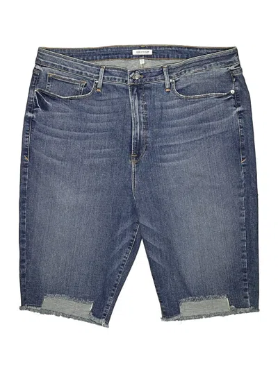 Pre-owned Good American Denim Shorts In Blue