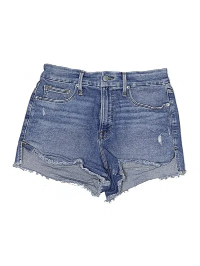 Pre-owned Good American Denim Shorts In Blue