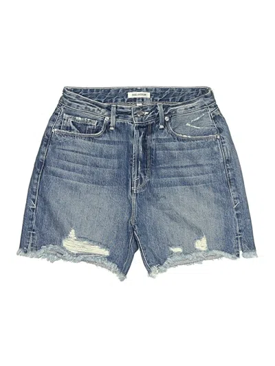 Pre-owned Good American Denim Shorts In Blue