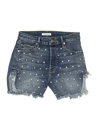 Pre-owned Good American Denim Shorts In Blue