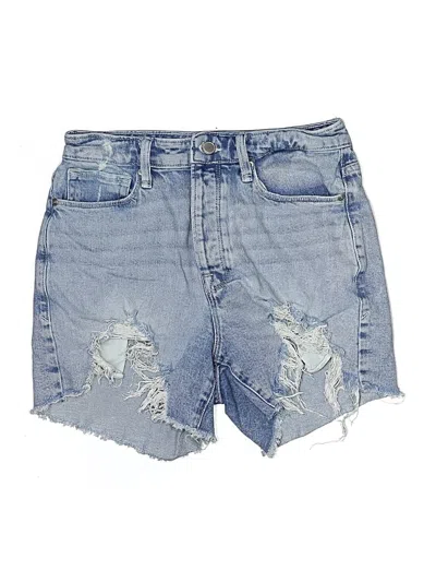 Pre-owned Good American Denim Shorts In Blue