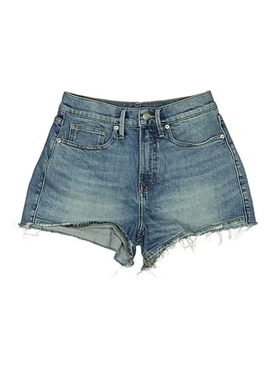 Pre-owned Good American Denim Shorts In Blue