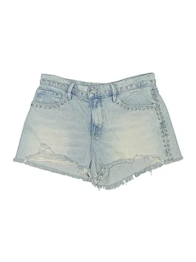 Pre-owned Good American Denim Shorts In Blue