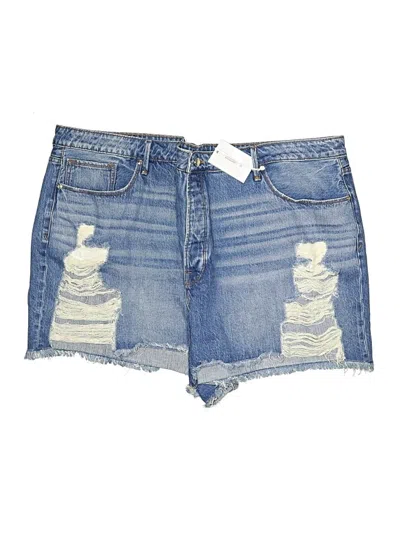 Good American Denim Shorts In Blue