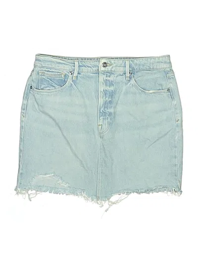 Pre-owned Good American Denim Shorts In Blue