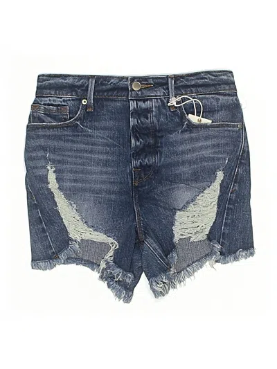 Good American Denim Shorts In Blue