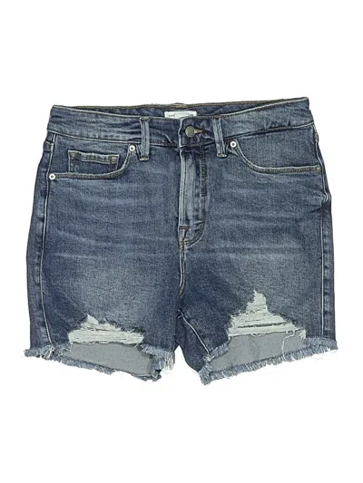Pre-owned Good American Denim Shorts In Blue