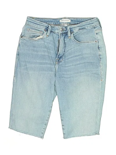 Pre-owned Good American Denim Shorts In Blue