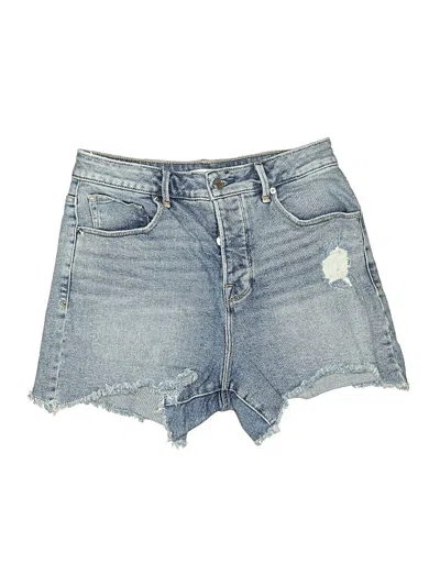 Pre-owned Good American Denim Shorts In Blue