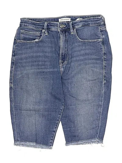 Pre-owned Good American Denim Shorts In Blue